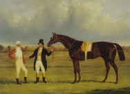 'Euclid' with his Jockey Conolly and Trainer Pettit
